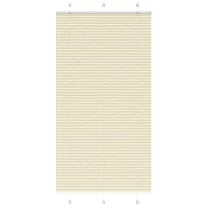 Plissé rolgordijn 105x200cm stofbreedte 104,4cm polyester crème