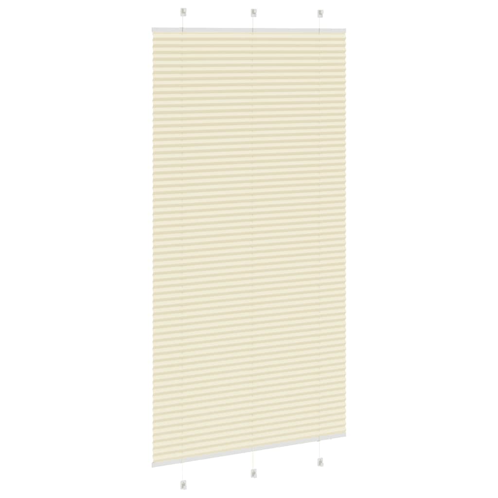 Plissé rolgordijn 105x200cm stofbreedte 104,4cm polyester crème