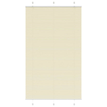 Plissé rolgordijn 110x200cm stofbreedte 109,4cm polyester crème