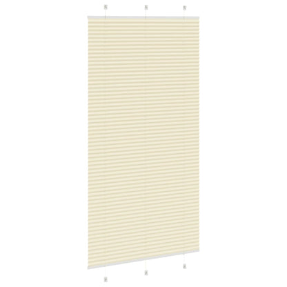 Plissé rolgordijn 110x200cm stofbreedte 109,4cm polyester crème