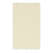 Plissé rolgordijn 115x200cm stofbreedte 114,4cm polyester crème
