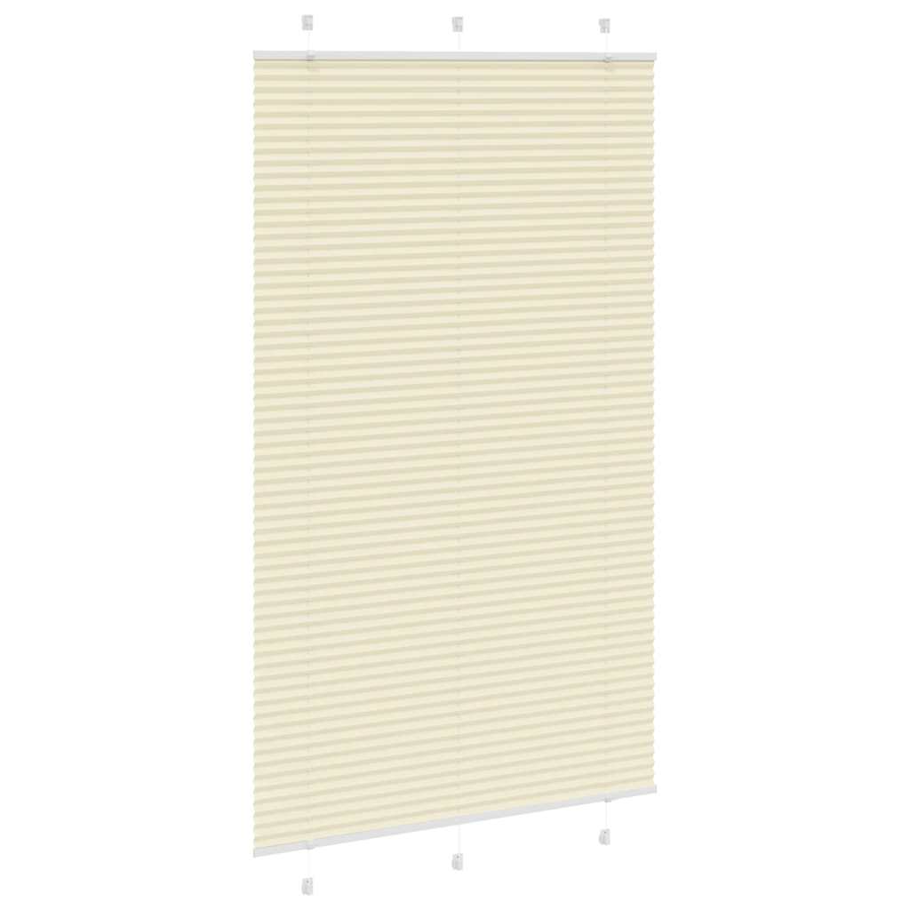 Plissé rolgordijn 115x200cm stofbreedte 114,4cm polyester crème