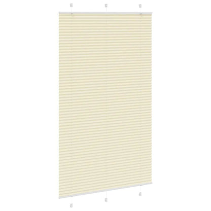 Plissé rolgordijn 115x200cm stofbreedte 114,4cm polyester crème