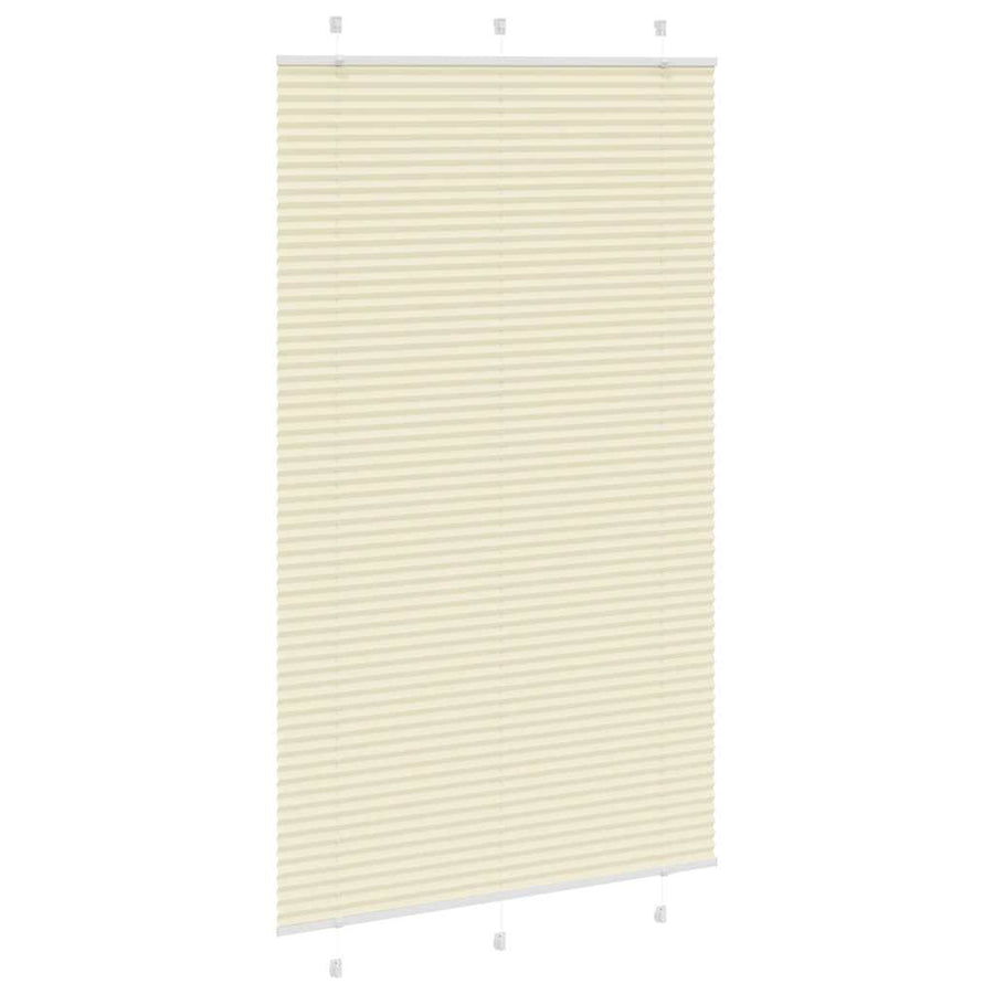 Plissé rolgordijn 115x200cm stofbreedte 114,4cm polyester crème