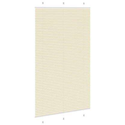 Plissé rolgordijn 115x200cm stofbreedte 114,4cm polyester crème