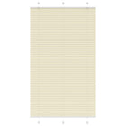 Pleated blind 120x200cm fabric width 119.4cm polyester cream
