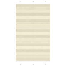 Plissé rolgordijn 120x200cm stofbreedte 119,4cm polyester crème