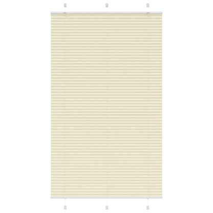 Plissé rolgordijn 120x200cm stofbreedte 119,4cm polyester crème