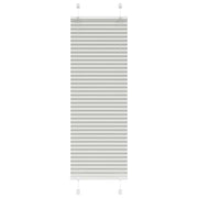 Pleated blind 40x100 cm fabric width 39.4 cm light grey
