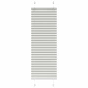 Pleated blind 45x100 cm fabric width 44.4 cm light grey