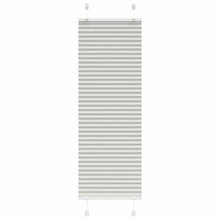 Plissé rolgordijn 45x100 cm stofbreedte 44,4 cm lichtgrijs