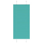 Plissé rolgordijn 60x100 cm polyester petroleumgroen