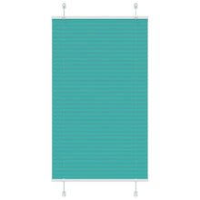 Plissé rolgordijn 80x100 cm stofbreedte 79,4 cm petrol groen
