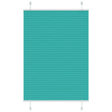 Plissé rolgordijn 85x100 cm stofbreedte 84,4 cm petrol groen