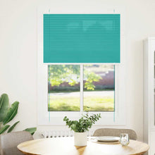 Plissé rolgordijn 85x100 cm stofbreedte 84,4 cm petrol groen