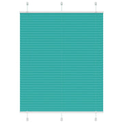 Pleated blind 110x100 cm fabric width 109.4cm petrol green
