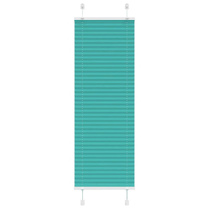 Plissé rolgordijn 45x150 cm stofbreedte 44,4 cm petrol groen