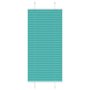 Pleated blind 60x150 cm fabric width 59.4 cm petrol green