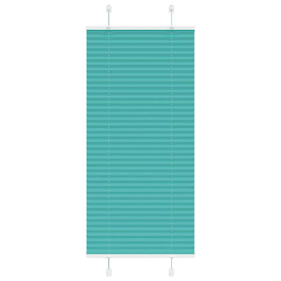 Plissé rolgordijn 60x150 cm stofbreedte 59,4 cm petrol groen