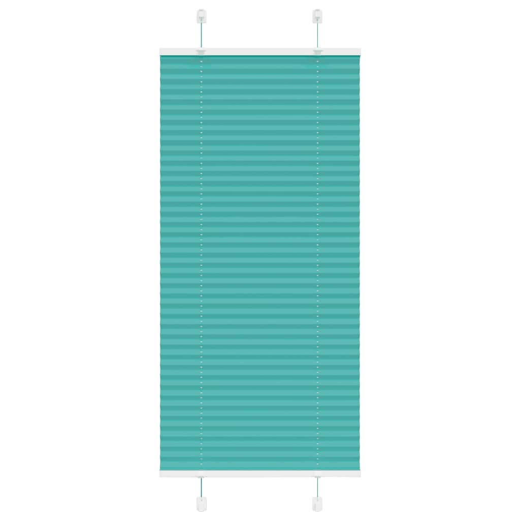 Plissé rolgordijn 65x150 cm stofbreedte 64,4 cm petrol groen