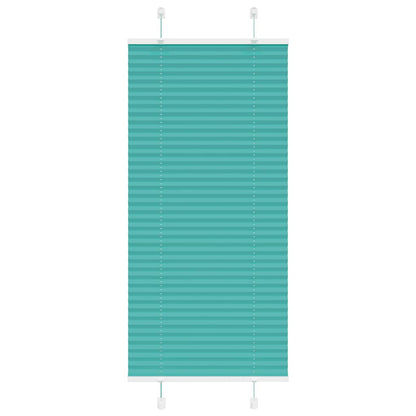 Plissé rolgordijn 65x150 cm stofbreedte 64,4 cm petrol groen