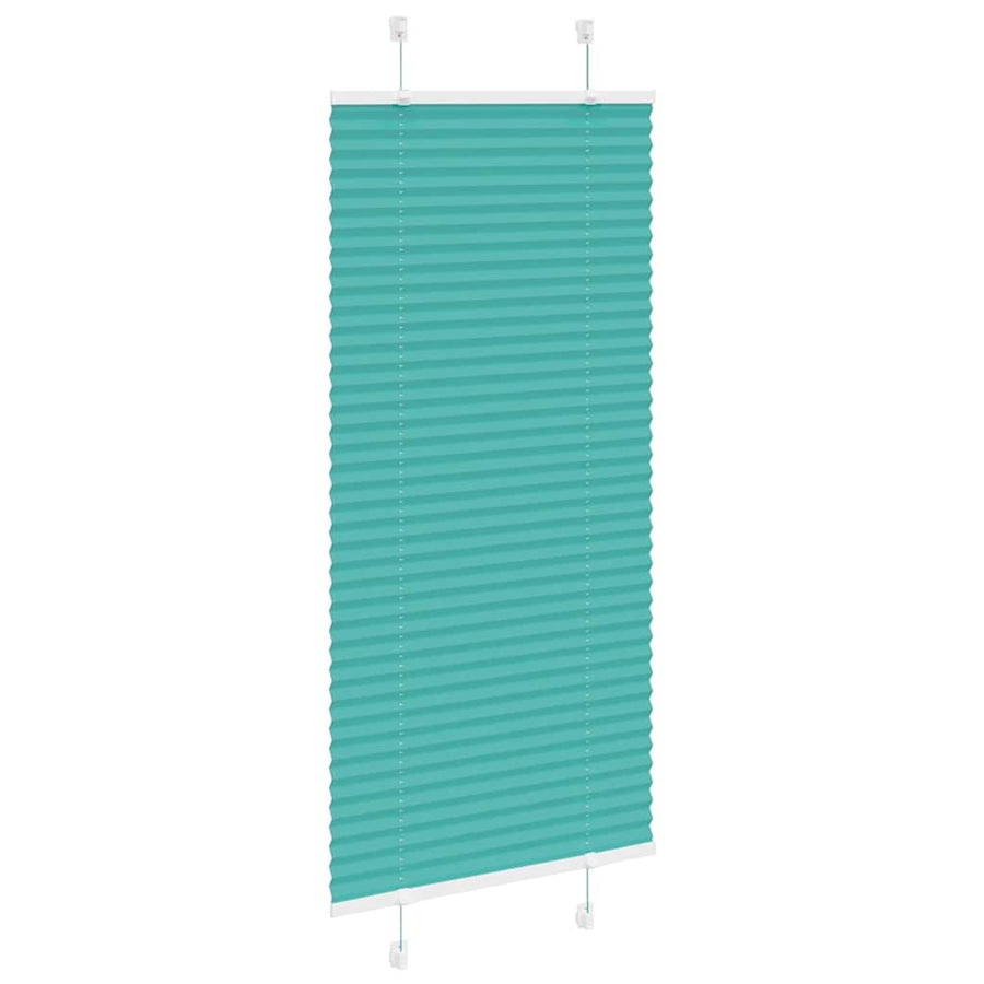 Plissé rolgordijn 65x150 cm stofbreedte 64,4 cm petrol groen