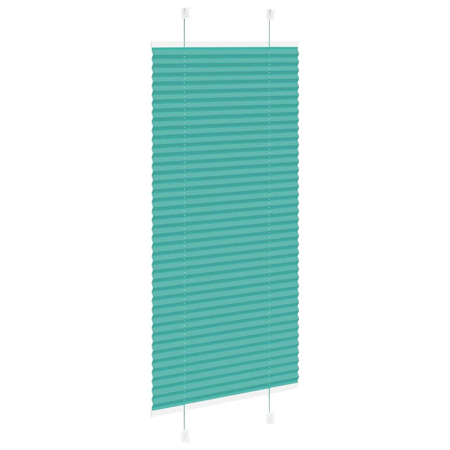 Plissé rolgordijn 65x150 cm stofbreedte 64,4 cm petrol groen