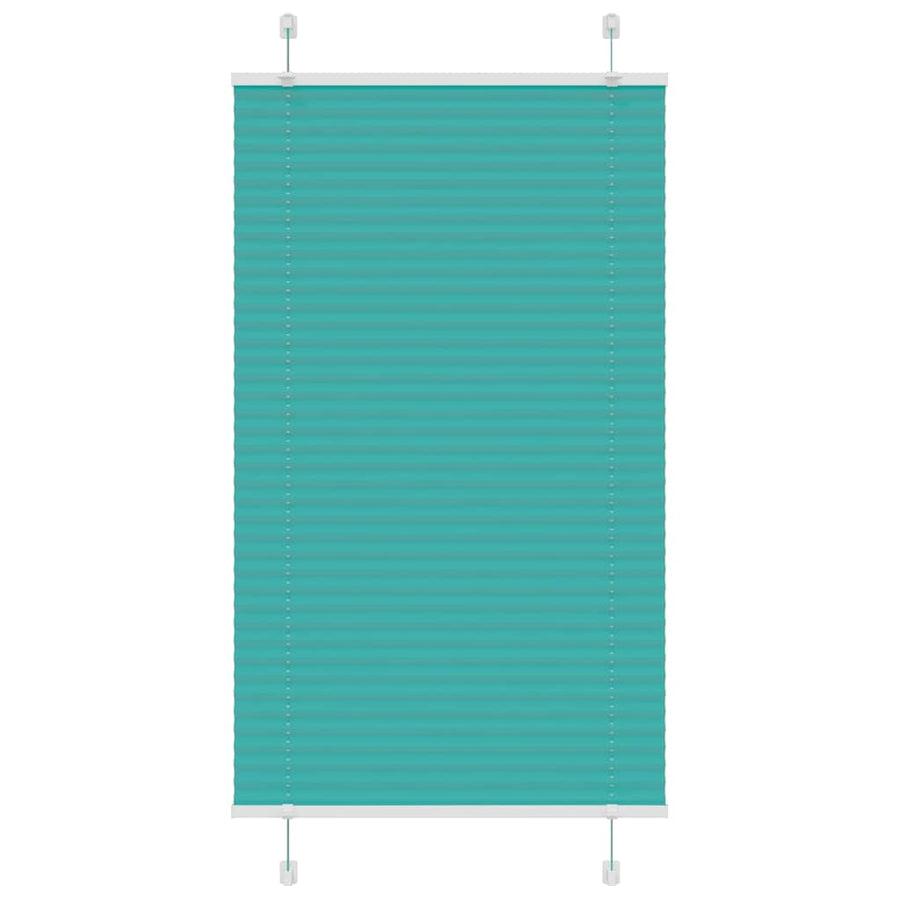 Plissé rolgordijn 70x150 cm stofbreedte 69,4 cm petrol groen