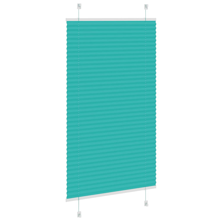 Plissé rolgordijn 70x150 cm stofbreedte 69,4 cm petrol groen