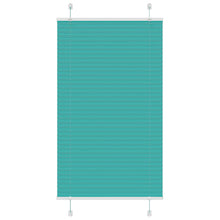 Plissé rolgordijn 80x150 cm stofbreedte 79,4 cm petrol groen