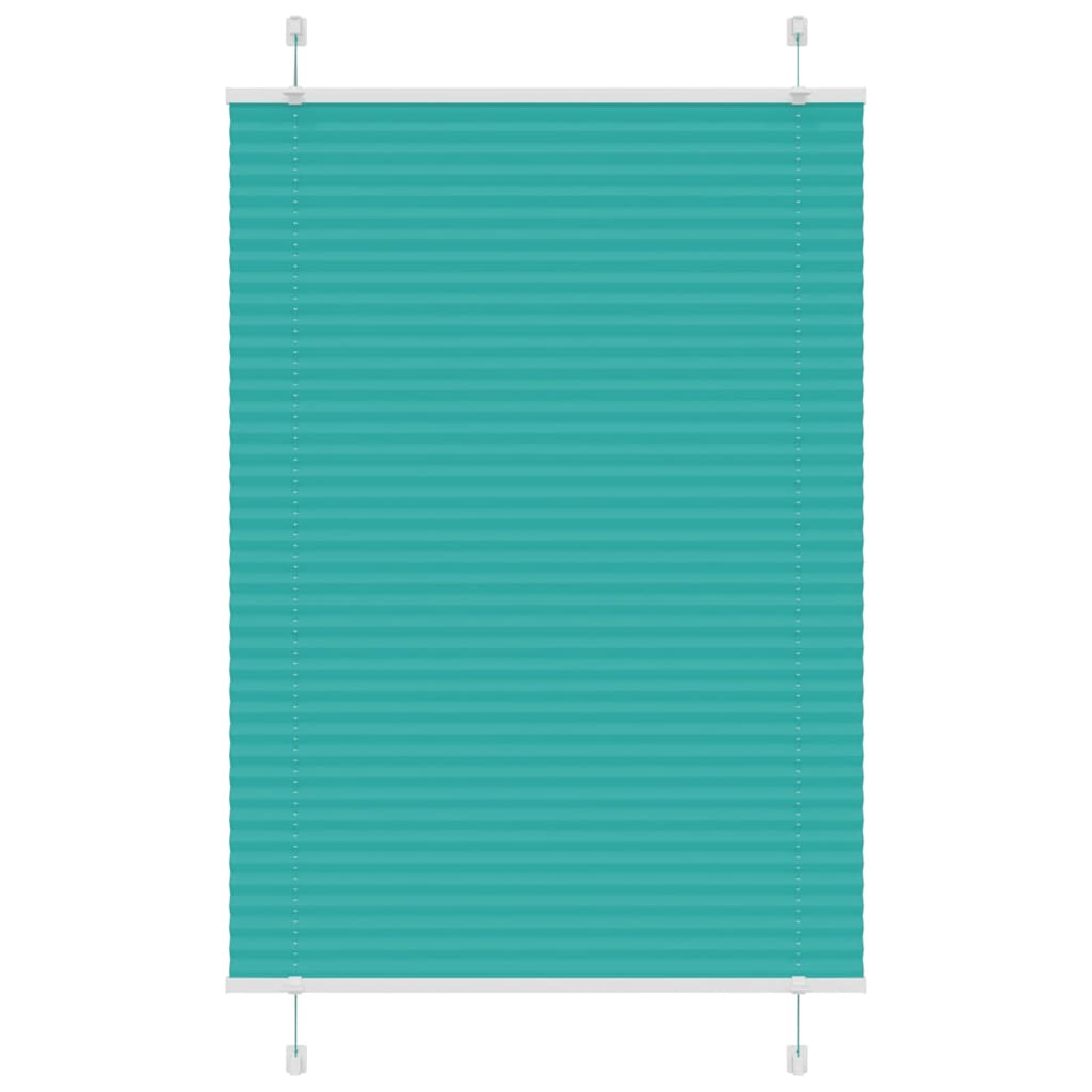 Plissé rolgordijn 95x150 cm stofbreedte 94,4 cm petrol groen