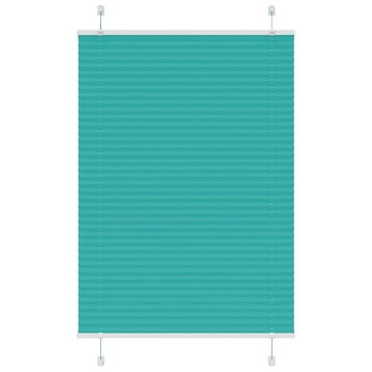 Plissé rolgordijn 95x150 cm stofbreedte 94,4 cm petrol groen
