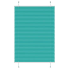 Plissé rolgordijn 100x150 cm stofbreedte 99,4cm petrol groen