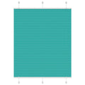 Plissé rolgordijn 110x150cm stofbreedte 109,4cm petrol groen