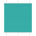 Plissé rolgordijn 115x150cm stofbreedte 114,4cm petrol groen