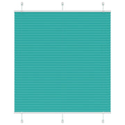 Pleated blind 115x150cm fabric width 114.4cm petrol green