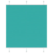 Plissé rolgordijn 120x150cm stofbreedte 119,4cm petrol groen