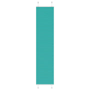 Pleated roller blind 40x200 cm fabric width 39.4 cm petrol green