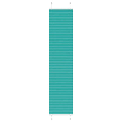 Plissé rolgordijn 45x200 cm stofbreedte 44,4 cm petrol groen