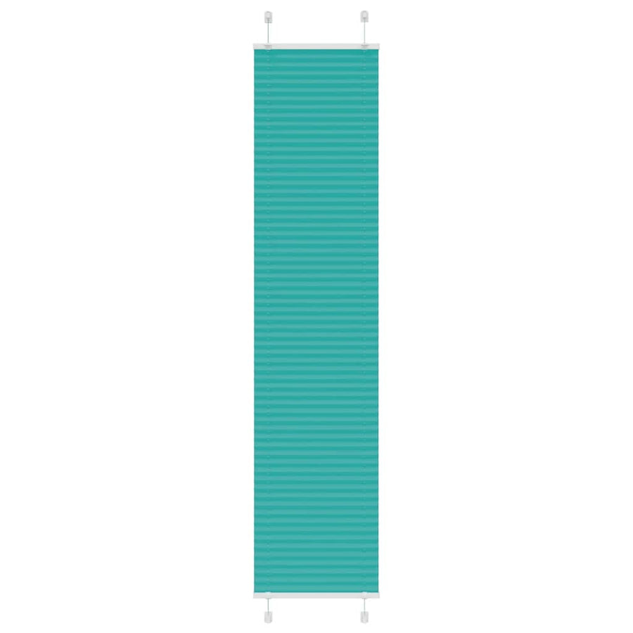 Plissé rolgordijn 45x200 cm stofbreedte 44,4 cm petrol groen