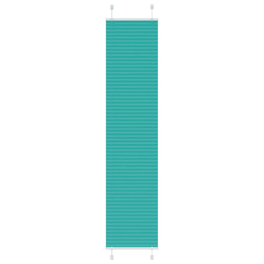 Plissé rolgordijn 50x200 cm stofbreedte 49,4 cm petrol groen