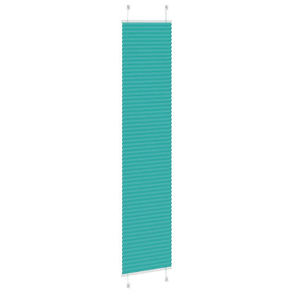 Plissé rolgordijn 50x200 cm stofbreedte 49,4 cm petrol groen
