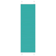 Pleated roller blind 60x200 cm fabric width 59.4 cm petrol green