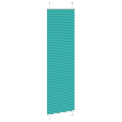 Plissé rolgordijn 60x200 cm stofbreedte 59,4 cm petrol groen