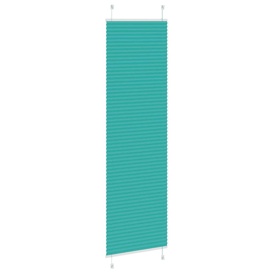 Plissé rolgordijn 60x200 cm stofbreedte 59,4 cm petrol groen