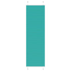 Pleated blind 65x200 cm fabric width 64.4 cm petrol green