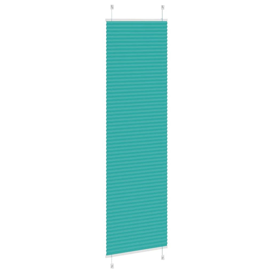 Plissé rolgordijn 65x200 cm stofbreedte 64,4 cm petrol groen