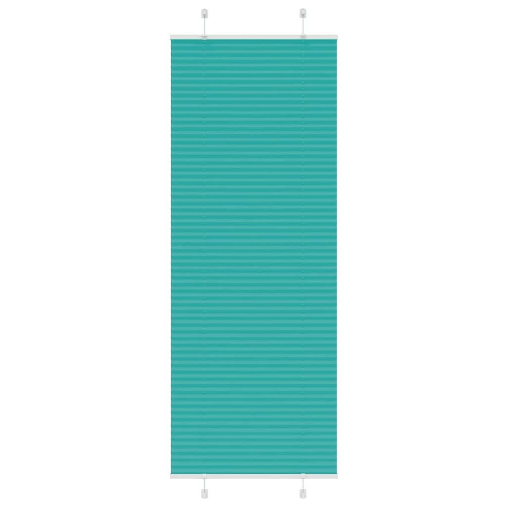 Plissé rolgordijn 70x200 cm stofbreedte 69,4 cm petrol groen
