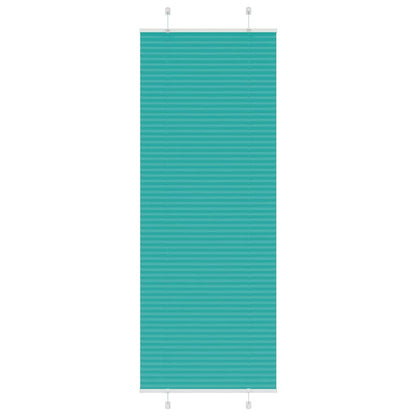 Plissé rolgordijn 70x200 cm stofbreedte 69,4 cm petrol groen
