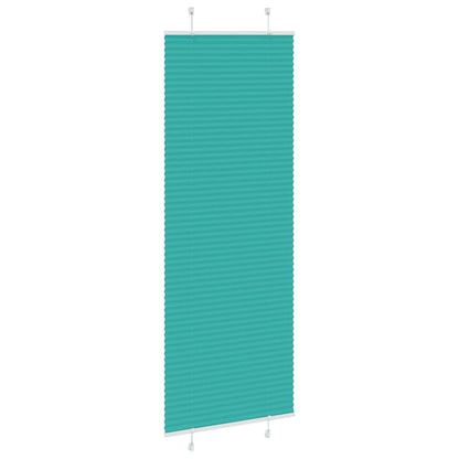 Plissé rolgordijn 70x200 cm stofbreedte 69,4 cm petrol groen